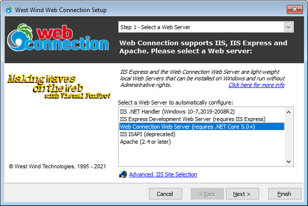 Iis Configuration For Web Connection - West Wind Web Connection