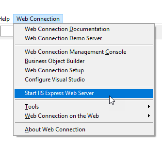 IIS Express Configuration for Web Connection - West Wind Web Connection